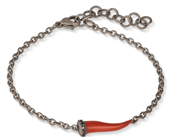 Pulsera Mano-J. in Titanio Diamante 0.06 Ct CHBRT5BBRKSM_ROSSO - CHBRT5BBRKSM_ROSSO